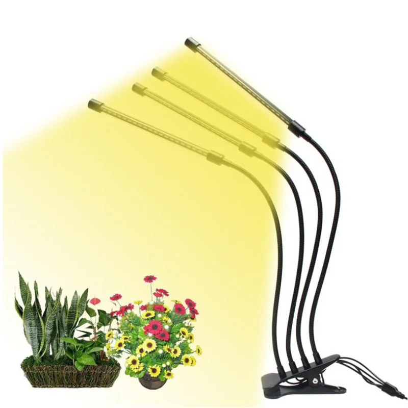 3/4 head USB Timer LED Plant Grow Light Full Spectrum Cultivo sunlight yellow Phyto lamp Clip indoor veg Fitolamp growbox tent
3/4 head USB Timer LED Plant Grow Light Full Spectrum Cultivo sunlight yellow Phyto lamp Clip indoor veg Fitolamp growbox tent