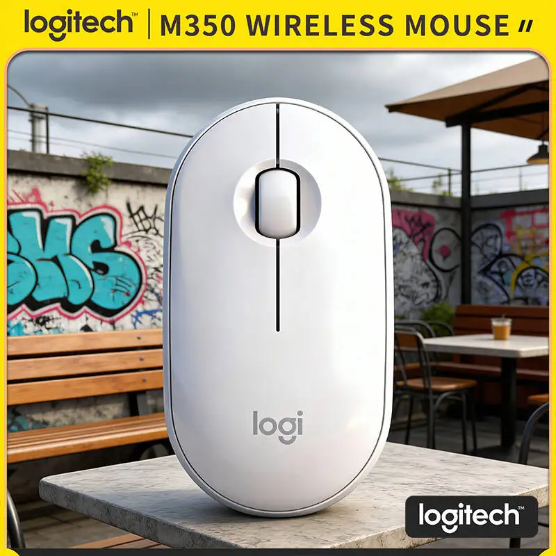 Logitech M350 Ergonomic Optical Mouse - Comfort Grip, Silent Scroll, USB Storage, 18-Month Battery, Mac Windows Compatible
Logitech M350 Ergonomic Optical Mouse - Comfort Grip, Silent Scroll, USB Storage, 18-Month Battery, Mac Windows Compatible