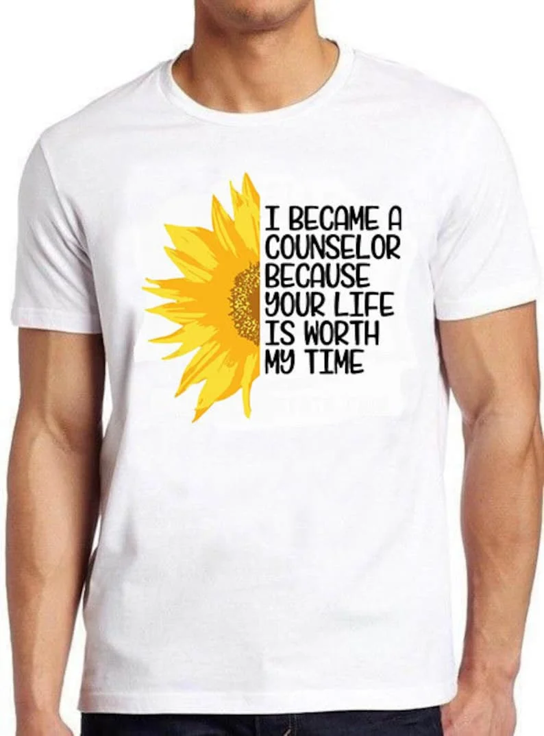 I Became A Counselor Because Your Life Is Worth My Time Meme Cult Movie Gift Tee T Shirt 794
I Became A Counselor Because Your Life Is Worth My Time Meme Cult Movie Gift Tee T Shirt 794