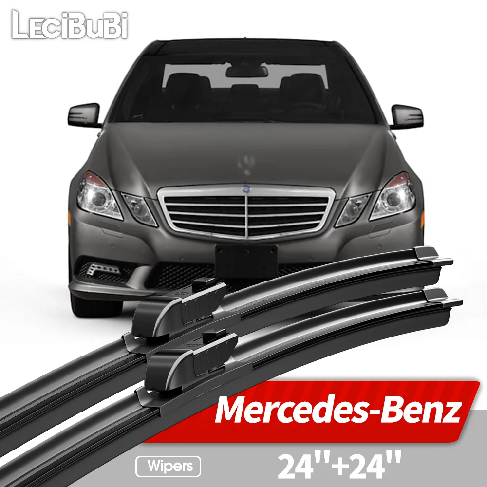 24"+24" For Mercedes Benz C Class W204 E W212 S212 C207 CLS W218 Front Windshield Wiper Blades Windscreen Window Accessories
24"+24" For Mercedes Benz C Class W204 E W212 S212 C207 CLS W218 Front Windshield Wiper Blades Windscreen Window Accessories