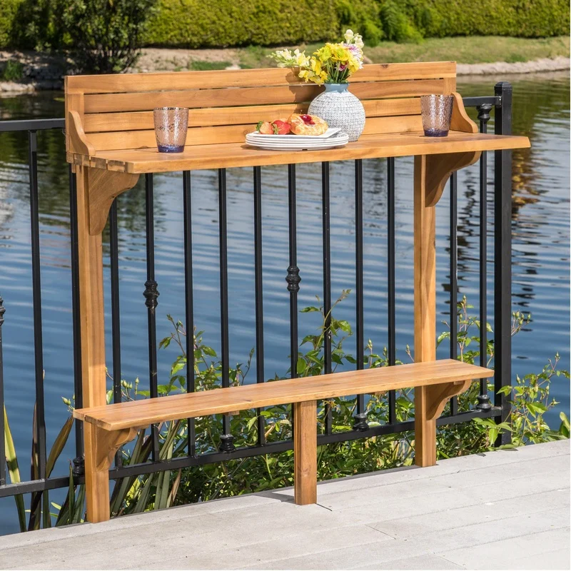 Wood Balcony Bar Table
Wood Balcony Bar Table