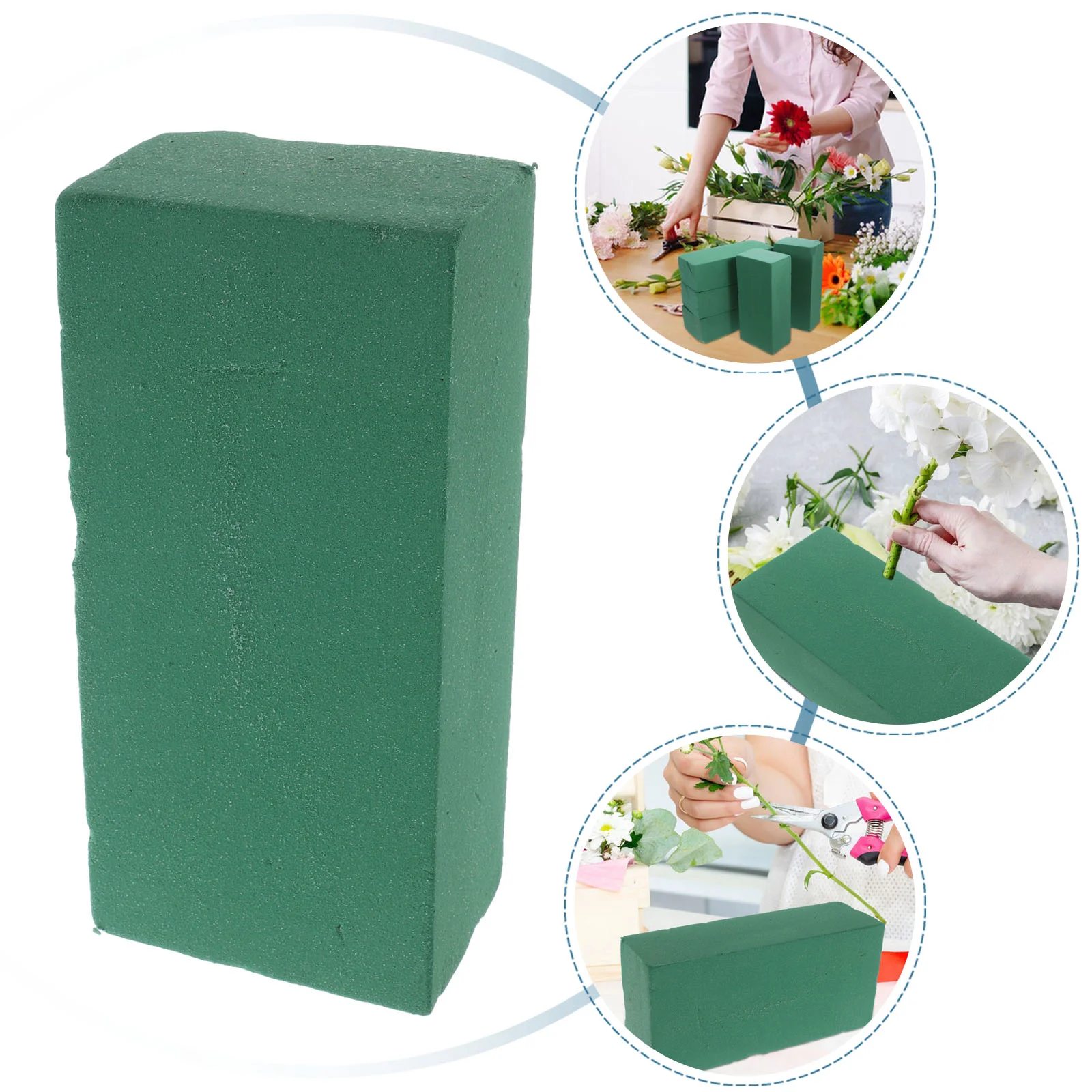 10 Pcs Sponge Flower Arranging Clay Floral Foam Mud Brick for Fresh Flowers Supplies
10 Pcs Sponge Flower Arranging Clay Floral Foam Mud Brick for Fresh Flowers Supplies
