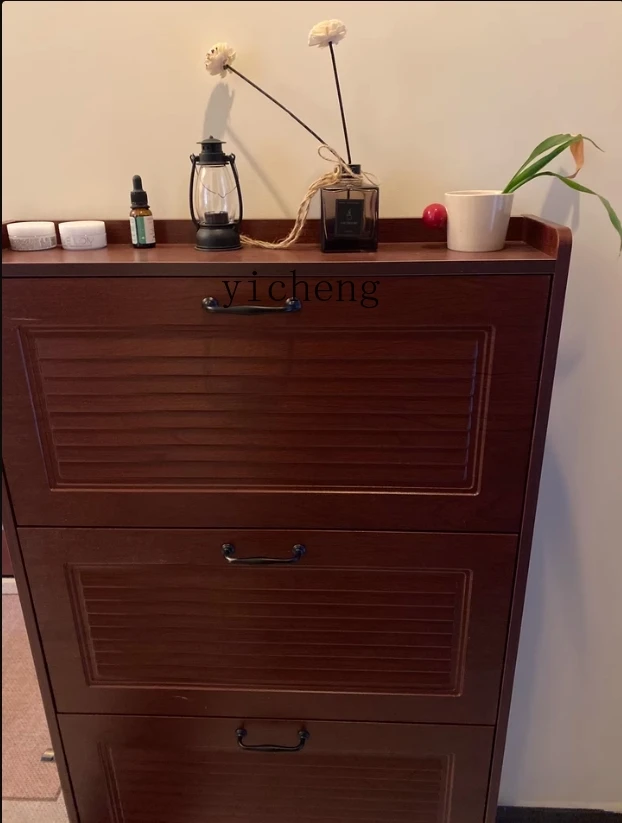 Chinese Style Ultra-Thin Flip Shoe Cabinet for Home Entrance New Entryway Cabinet Integrated Shoe Rack
Chinese Style Ultra-Thin Flip Shoe Cabinet for Home Entrance New Entryway Cabinet Integrated Shoe Rack