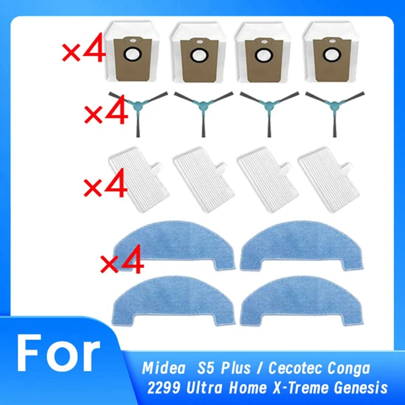 JDZD для Midea S5 Plus/ Cecotec Conga 2299 Ultra Home X-Treme Genesis, аксессуары для пылесоса, сверхпрочные аксессуары
JDZD для Midea S5 Plus/ Cecotec Conga 2299 Ultra Home X-Treme Genesis, аксессуары для пылесоса, сверхпрочные аксессуары