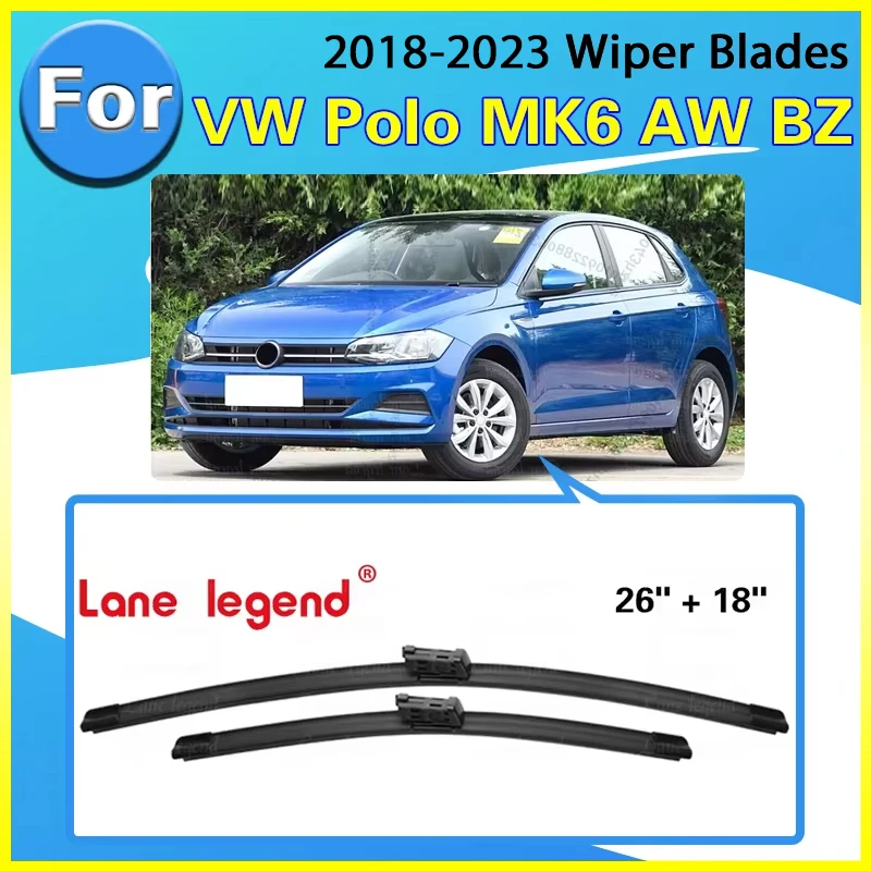 For Volkswagen VW Polo MK6 AW BZ 2017-2023 2018 Wiper Front & Rear Wiper Blades Windshield Windscreen Window Brushes 26"+18"
For Volkswagen VW Polo MK6 AW BZ 2017-2023 2018 Wiper Front & Rear Wiper Blades Windshield Windscreen Window Brushes 26"+18"