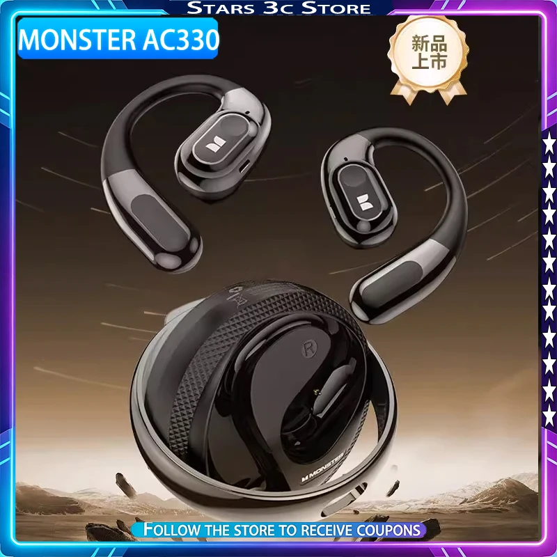 Наушники Monster AC330 с креплением на ухо, водонепроницаемые (IPX5), эргономичный дизайн, шумоподавление при звонках, Bluetooth, для спорта и прослушивания музыки
Наушники Monster AC330 с креплением на ухо, водонепроницаемые (IPX5), эргономичный дизайн, шумоподавление при звонках, Bluetooth, для спорта и прослушивания музыки