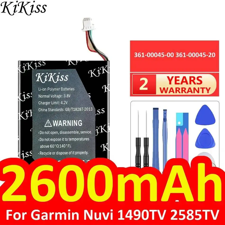 Стабильный аккумулятор для GPS-навигатора 2600 мАч для Garmin Nuvi 1490TV 2585TV 361-00045-00 361-00045-20
Стабильный аккумулятор для GPS-навигатора 2600 мАч для Garmin Nuvi 1490TV 2585TV 361-00045-00 361-00045-20