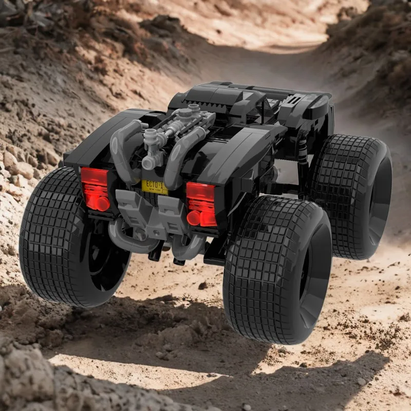 644pcs MOC Vengeance Batmobile Monster Truck Version Dark Knight Model High-Power Off-Road Design Model Building Blocks Gift
644pcs MOC Vengeance Batmobile Monster Truck Version Dark Knight Model High-Power Off-Road Design Model Building Blocks Gift