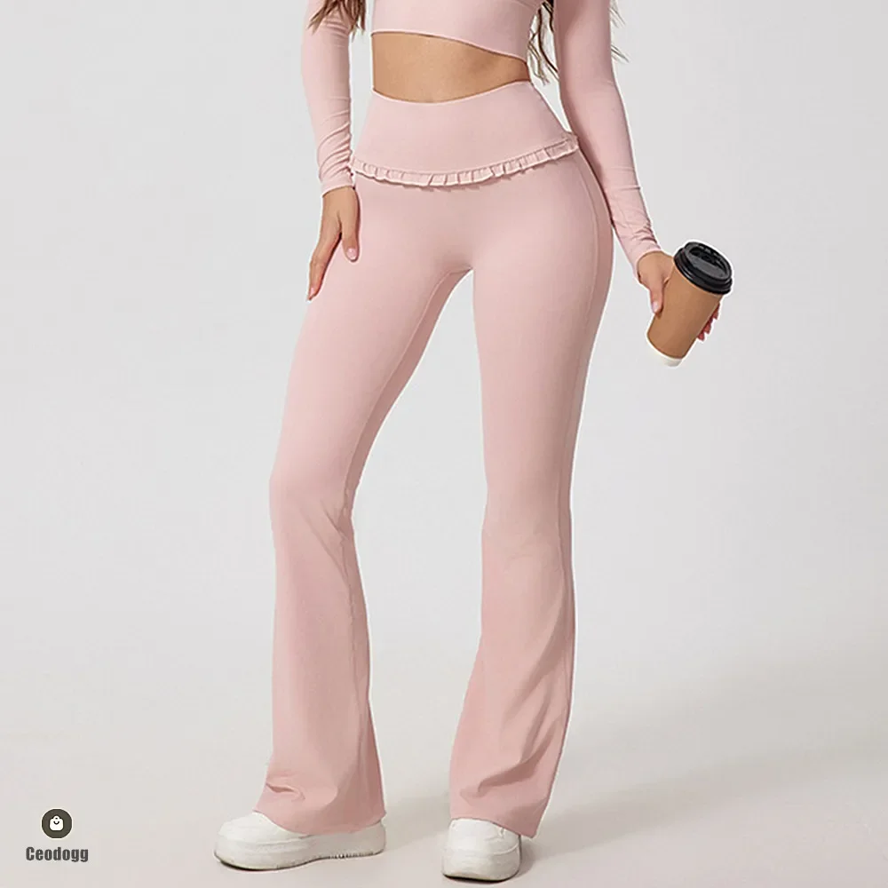 Лотсовые брюки для йоги с высокой талией, расклешенные широкие леггинсы, женские колготки для девочек, женская одежда для тренировок, тренажерный зал, фитнес, активная одежда, нижняя часть XP07
Лотсовые брюки для йоги с высокой талией, расклешенные широкие леггинсы, женские колготки для девочек, женская одежда для тренировок, тренажерный зал, фитнес, активная одежда, нижняя часть XP07