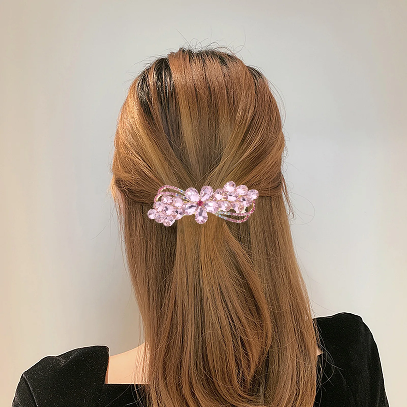 Large Hairpin Accessories Clips Decoration Vintage Spring Rhinestone Pink Big Size Easy Hair Thick Metal Perfect Weddings
Large Hairpin Accessories Clips Decoration Vintage Spring Rhinestone Pink Big Size Easy Hair Thick Metal Perfect Weddings