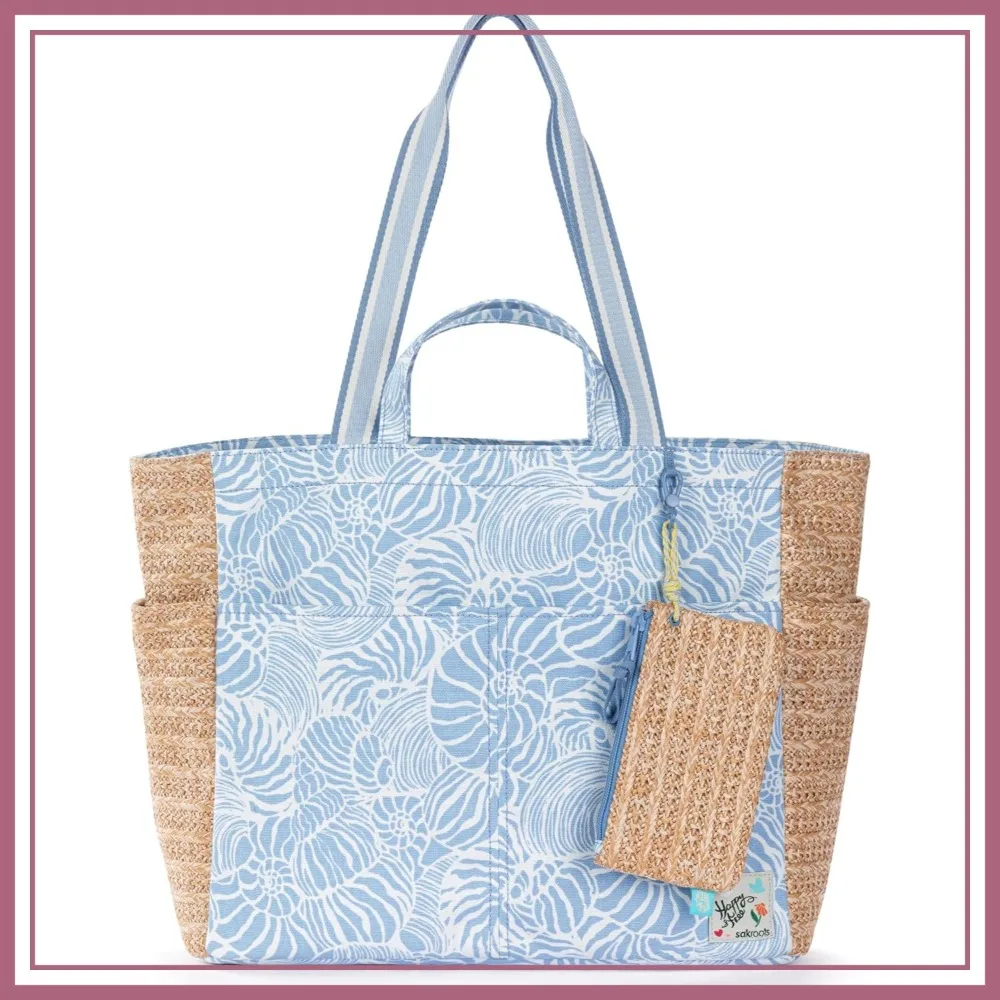 Oversized Lightweight Tote Bag with Comfortable Straps, Open Top & Roomy Interior
Oversized Lightweight Tote Bag with Comfortable Straps, Open Top & Roomy Interior