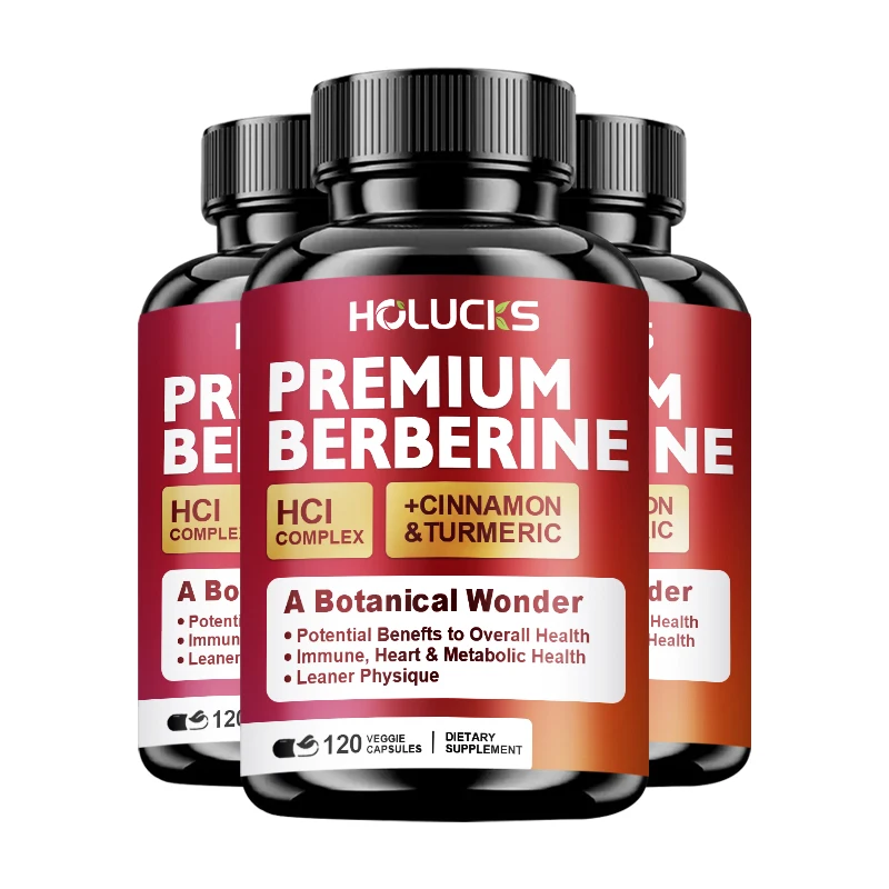Holucks Premium Berberine HCl Complex with Cinnamon & Turmeric, Immune System Support, Weight Management Supplement
Holucks Premium Berberine HCl Complex with Cinnamon & Turmeric, Immune System Support, Weight Management Supplement