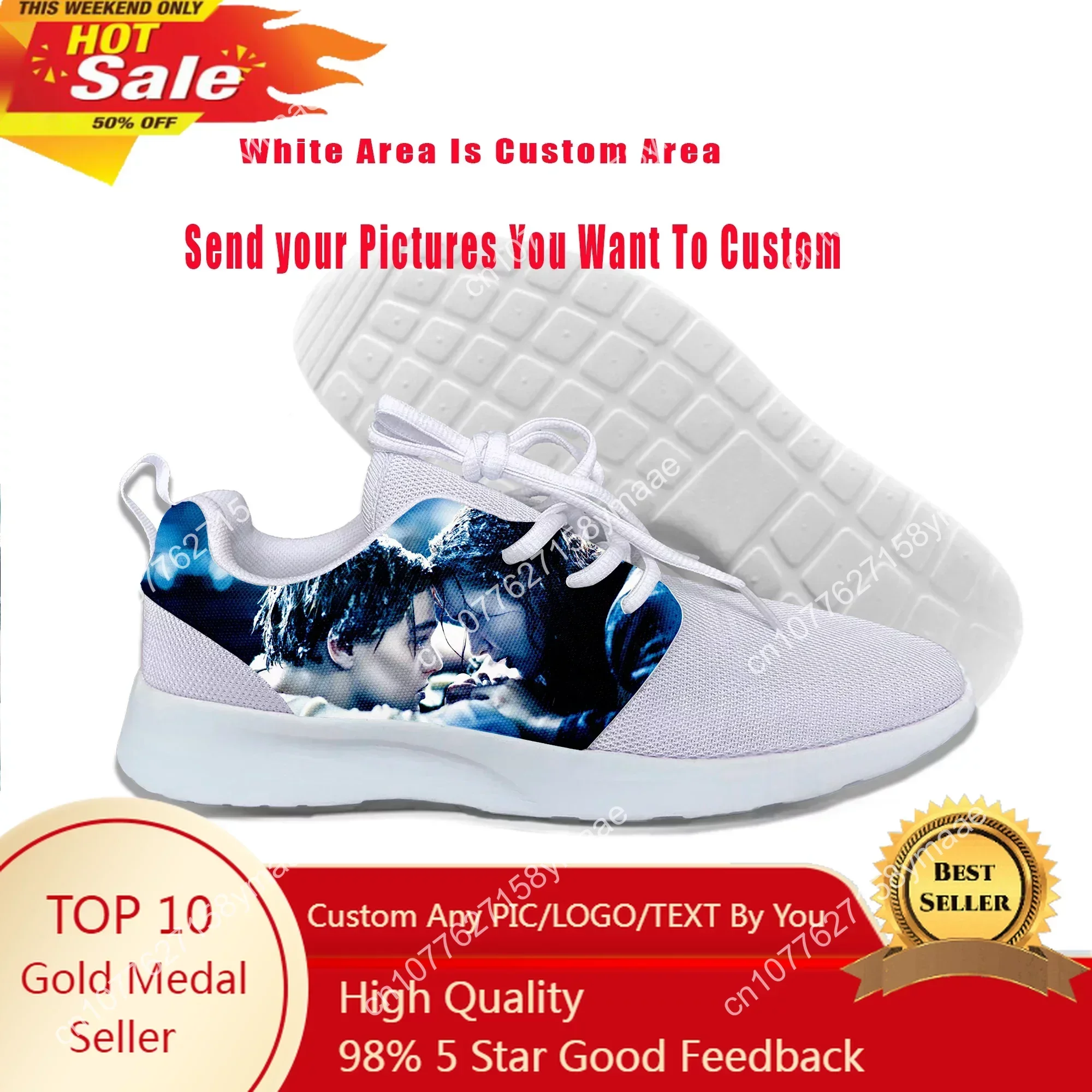Hot Style Fashion Mens Movies Titanic Jack and Ruth Men Women Lightweight Breathable Sneakers Sports Shoes Latest Running Shoes
Hot Style Fashion Mens Movies Titanic Jack and Ruth Men Women Lightweight Breathable Sneakers Sports Shoes Latest Running Shoes