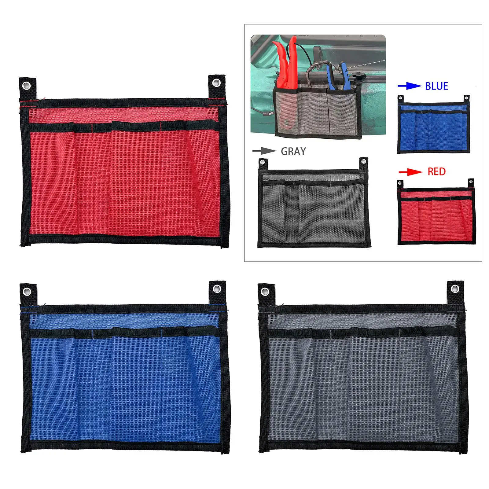 Сумка для хранения каяка, каноэ, морская сетчатая сумка, коробка для снастей, держатель для бутылок, набор инструментов
Сумка для хранения каяка, каноэ, морская сетчатая сумка, коробка для снастей, держатель для бутылок, набор инструментов