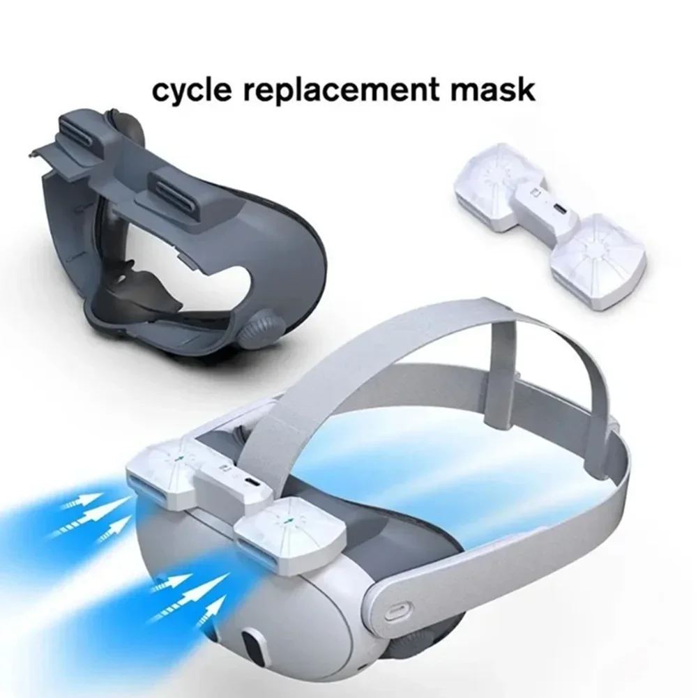 1 Pcs Cooling Fan For Meta For-Quest 3/3S Headset Air Circulation Breathable Face Interface For-Quest3 Replace Parts
1 Pcs Cooling Fan For Meta For-Quest 3/3S Headset Air Circulation Breathable Face Interface For-Quest3 Replace Parts