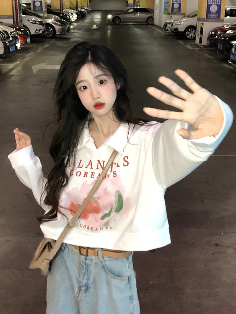 Women'S Sweat-Shirts Clothes Y2K Teen Sleeves Irregular Bared Waist Slimming Short Length Elastic Capless Graffiti Distressed
Women'S Sweat-Shirts Clothes Y2K Teen Sleeves Irregular Bared Waist Slimming Short Length Elastic Capless Graffiti Distressed
