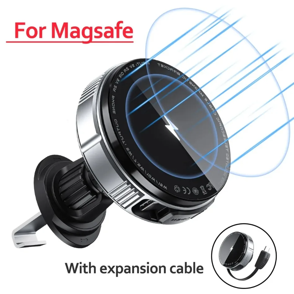 Магнитное беспроводное автомобильное зарядное устройство Air Vent 15 Вт, автомобильный держатель для телефона для iPhone 17, 16, 15, 14, 13, 12, станция быстрой зарядки, GPS-держатель для телефона
Магнитное беспроводное автомобильное зарядное устройство Air Vent 15 Вт, автомобильный держатель для телефона для iPhone 17, 16, 15, 14, 13, 12, станция быстрой зарядки, GPS-держатель для телефона