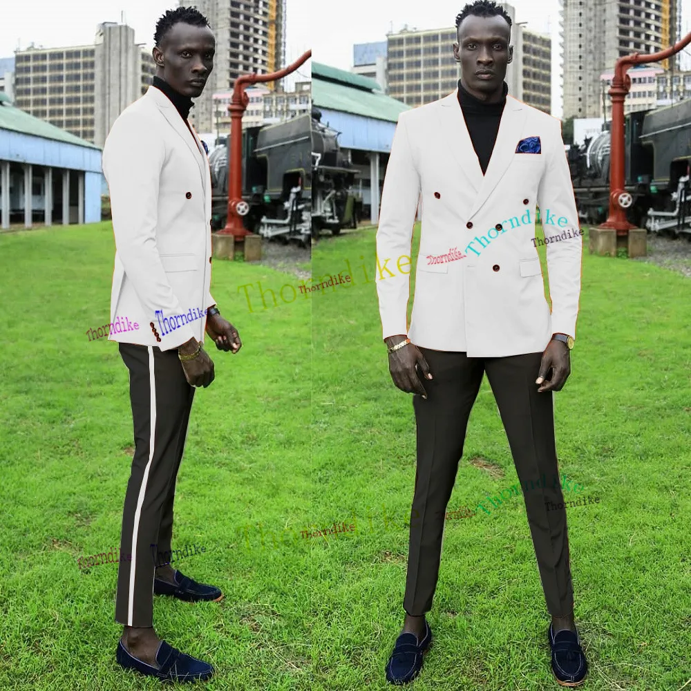 Thorndike 2025 Fashion New Men's Business Double Breasted Solid Color Suit Coat / Male Slim Wedding 2 Pieces Blazers Jacket Pant
Thorndike 2025 Fashion New Men's Business Double Breasted Solid Color Suit Coat / Male Slim Wedding 2 Pieces Blazers Jacket Pant
