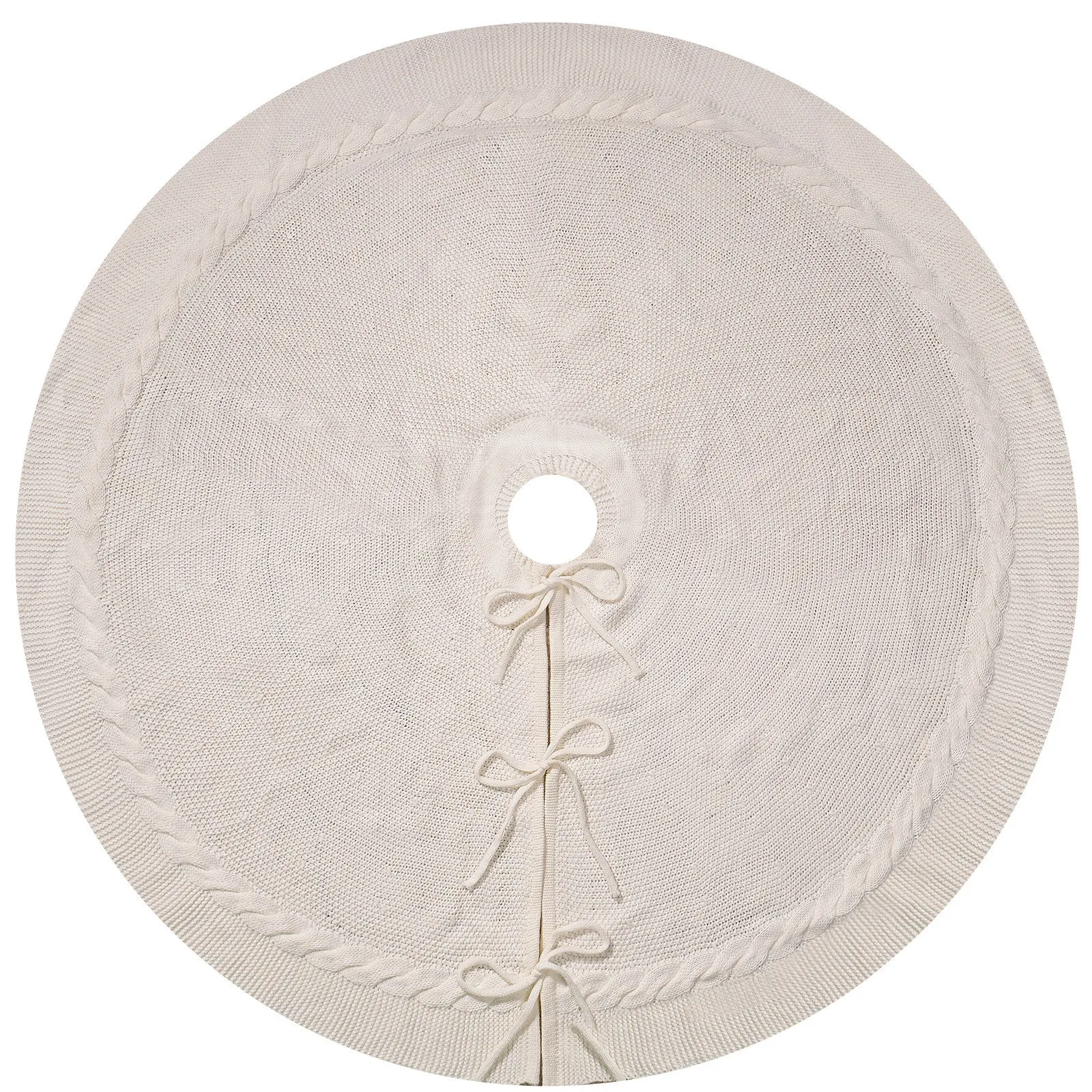 Cable Knitted Christmas Tree Skirt Round Thicken Rustic Xmas Tree Base Cover Home Decorations Red Cream Christmas Tree Decor
Cable Knitted Christmas Tree Skirt Round Thicken Rustic Xmas Tree Base Cover Home Decorations Red Cream Christmas Tree Decor