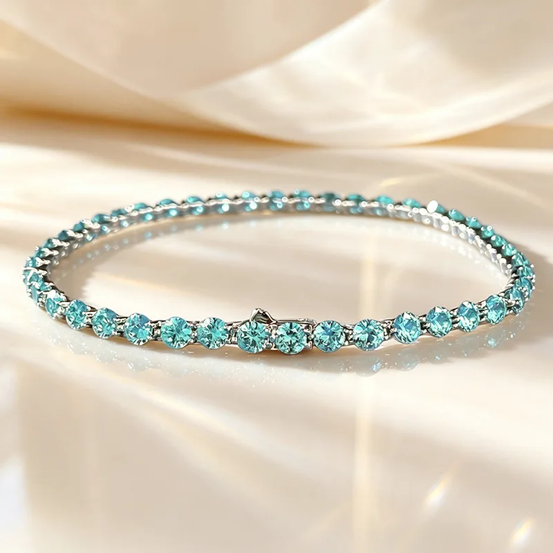 Luxury Single Row Lab Grown Diamonds Womne's Bracelet-Wedding Engagement Bangle & Valentine's Party Jewelry Gift
Luxury Single Row Lab Grown Diamonds Womne's Bracelet-Wedding Engagement Bangle & Valentine's Party Jewelry Gift