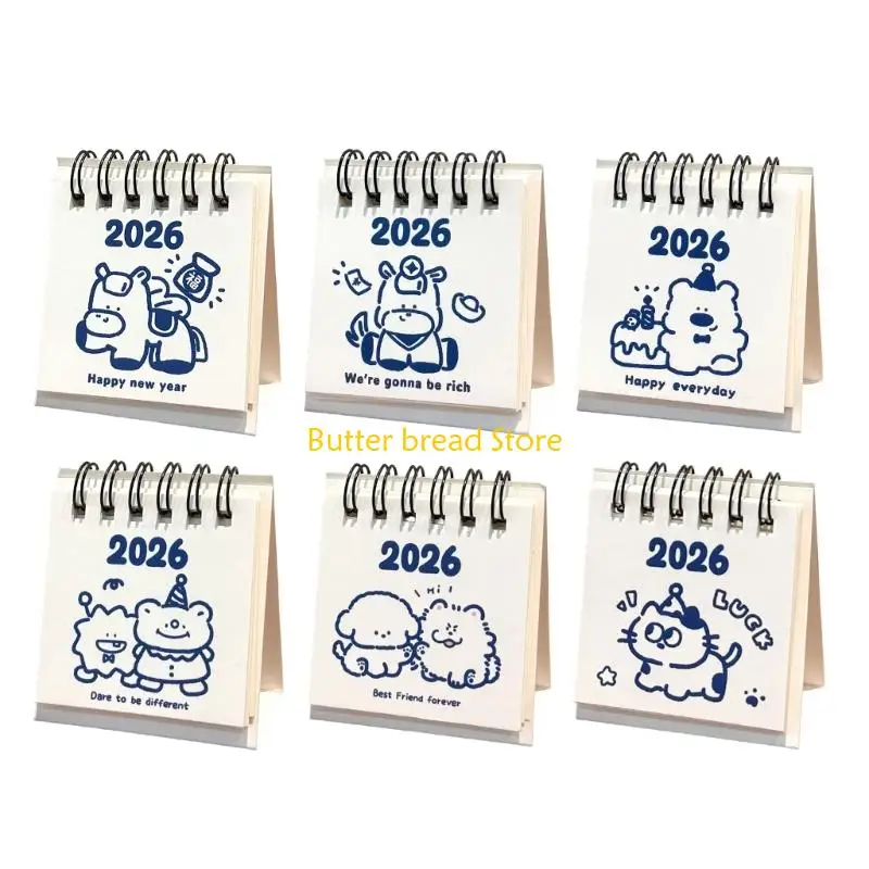 W89C 2026 Mini Calendar Portablily Desk Decoration Featuring Horse Design
W89C 2026 Mini Calendar Portablily Desk Decoration Featuring Horse Design