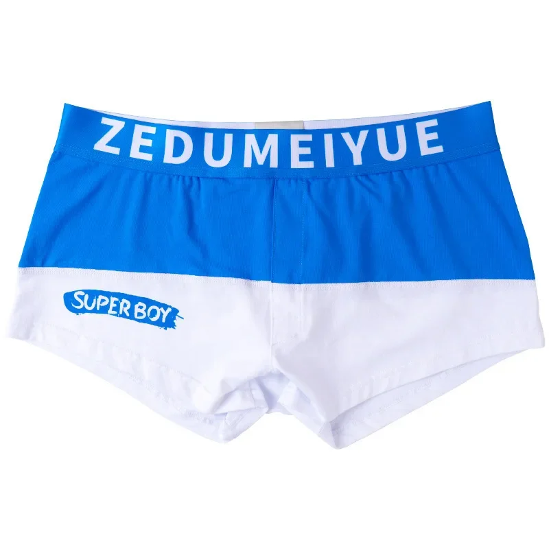 Men's Bulge Boxy Underwear Color Block Boxer Briefs Low-Rise U-Convex Pouch Stylish Printed Sports Trunks for Young Men Panties
Men's Bulge Boxy Underwear Color Block Boxer Briefs Low-Rise U-Convex Pouch Stylish Printed Sports Trunks for Young Men Panties
