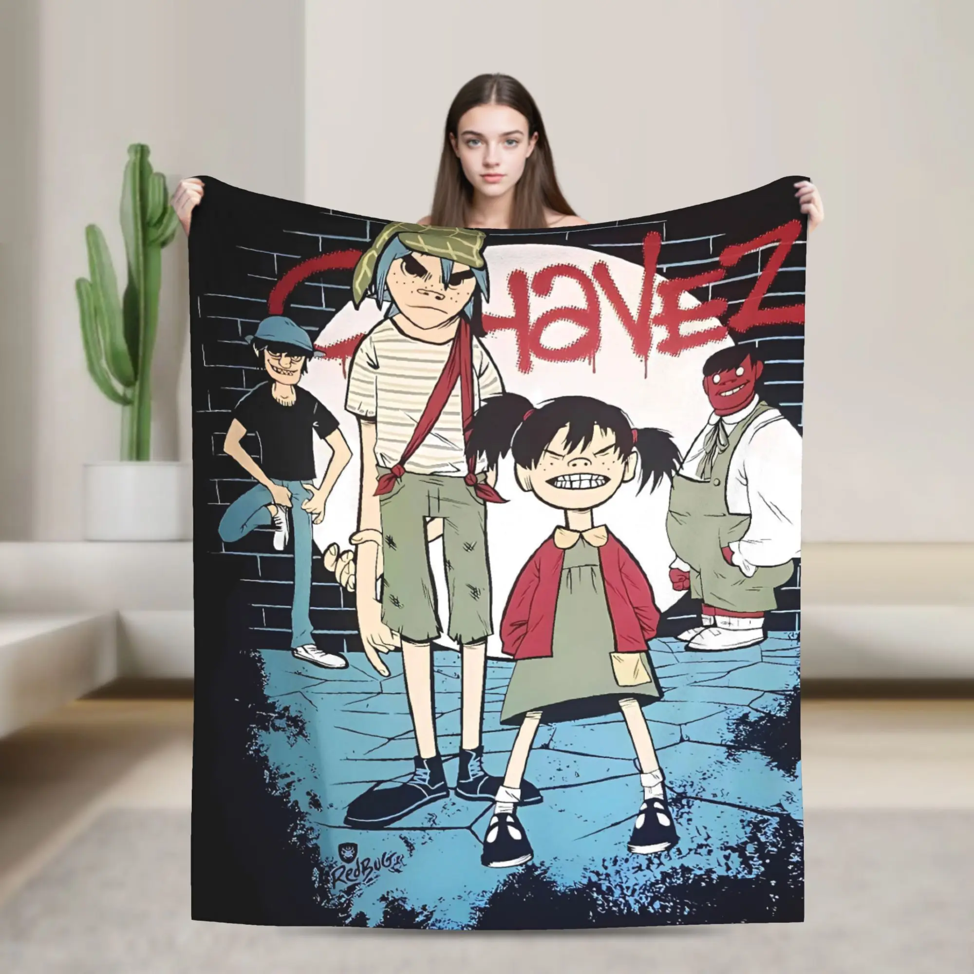 Music Band G-gorillazs Blanket Camping Flannel Throw Blanket For Couch Chair Sofa Bed Soft Custom Quality Bedspread Gift Idea
Music Band G-gorillazs Blanket Camping Flannel Throw Blanket For Couch Chair Sofa Bed Soft Custom Quality Bedspread Gift Idea