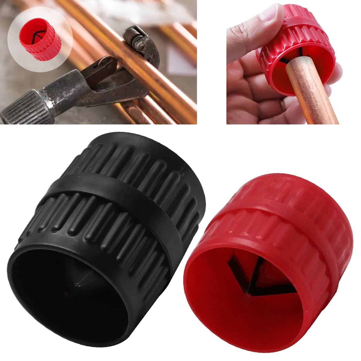 1Pcs Pipe Reamer Hand Chamfering Tool Polishing Deburr Device for Aluminum Copper Tube 5‑40mm Black/Red
1Pcs Pipe Reamer Hand Chamfering Tool Polishing Deburr Device for Aluminum Copper Tube 5‑40mm Black/Red