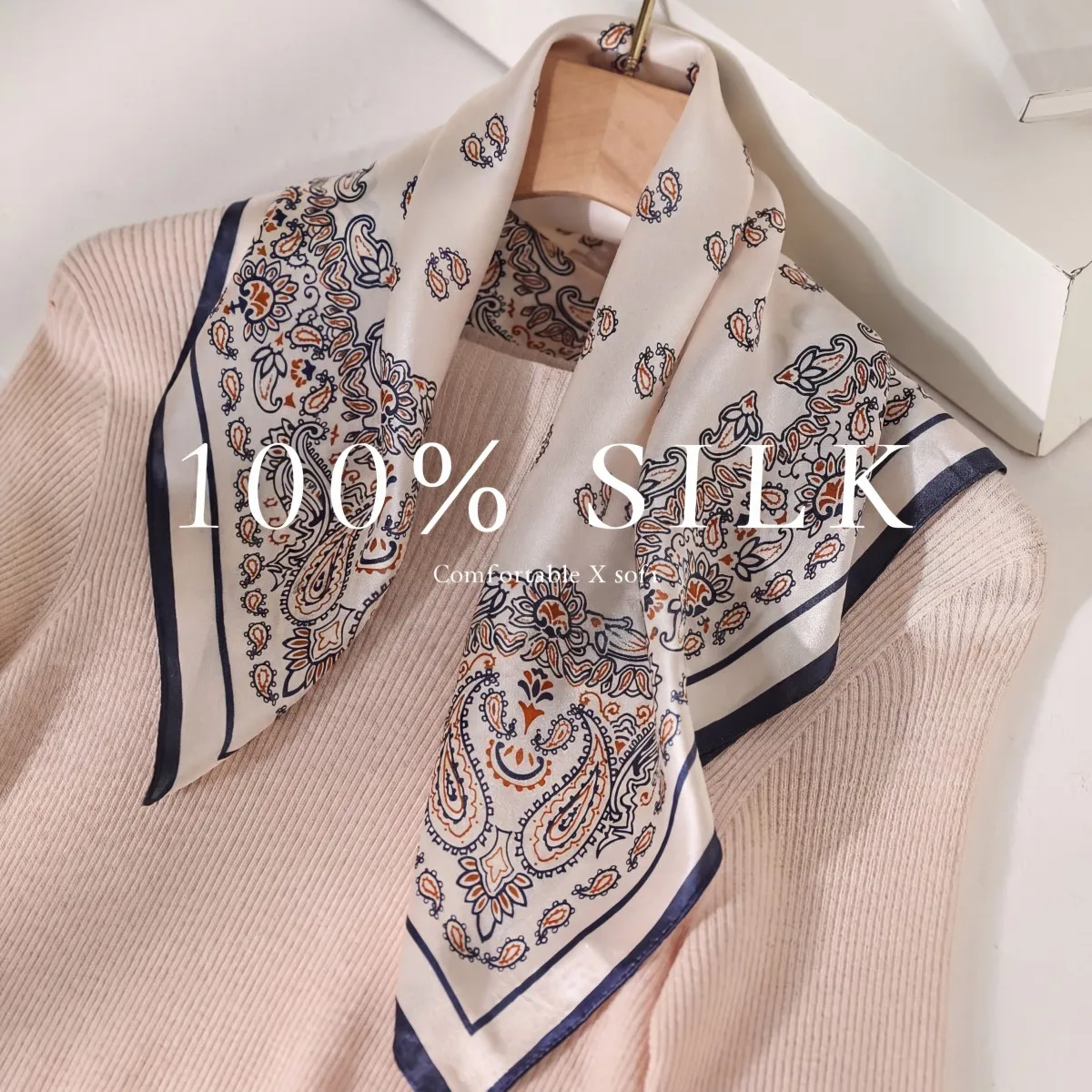 53cm New Luxury 100% Silk Horse Print Square Scarf Women Soft Satin Hairband Neckerchief Office Hijab Headband Foulard Gift
53cm New Luxury 100% Silk Horse Print Square Scarf Women Soft Satin Hairband Neckerchief Office Hijab Headband Foulard Gift