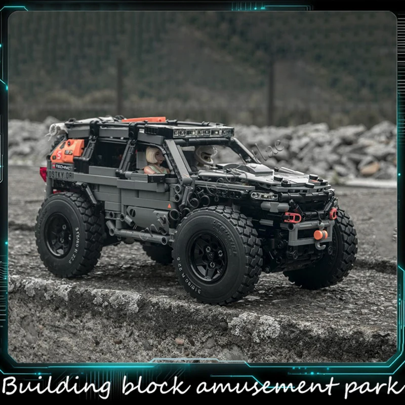 1242 детали MOC: Городской спортивный внедорожник, модель для сборки, технологичные строительные блоки, креативные детские игрушки, популярные подарки на день рождения
1242 детали MOC: Городской спортивный внедорожник, модель для сборки, технологичные строительные блоки, креативные детские игрушки, популярные подарки на день рождения