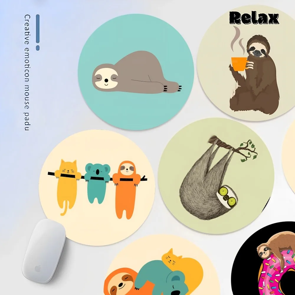 Sloth Mousepad INS Tide Round Keyboard Mat Table Mat Students Cabinet Gamer Desktop Mousepad Cup Mats Deskpad Home Decor
Sloth Mousepad INS Tide Round Keyboard Mat Table Mat Students Cabinet Gamer Desktop Mousepad Cup Mats Deskpad Home Decor