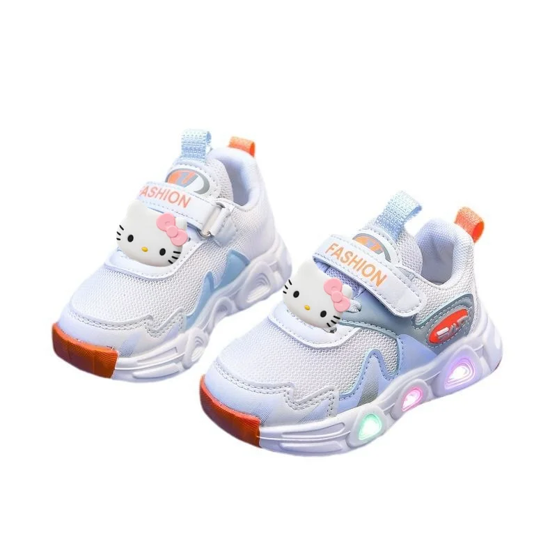 Кроссовки с изображением котенка, обувь для малышей с мягкой подошвой, повседневная обувь с подсветкой для девочек, обувь для досок с героями мультфильмов, весна-осень hello
Кроссовки с изображением котенка, обувь для малышей с мягкой подошвой, повседневная обувь с подсветкой для девочек, обувь для досок с героями мультфильмов, весна-осень hello