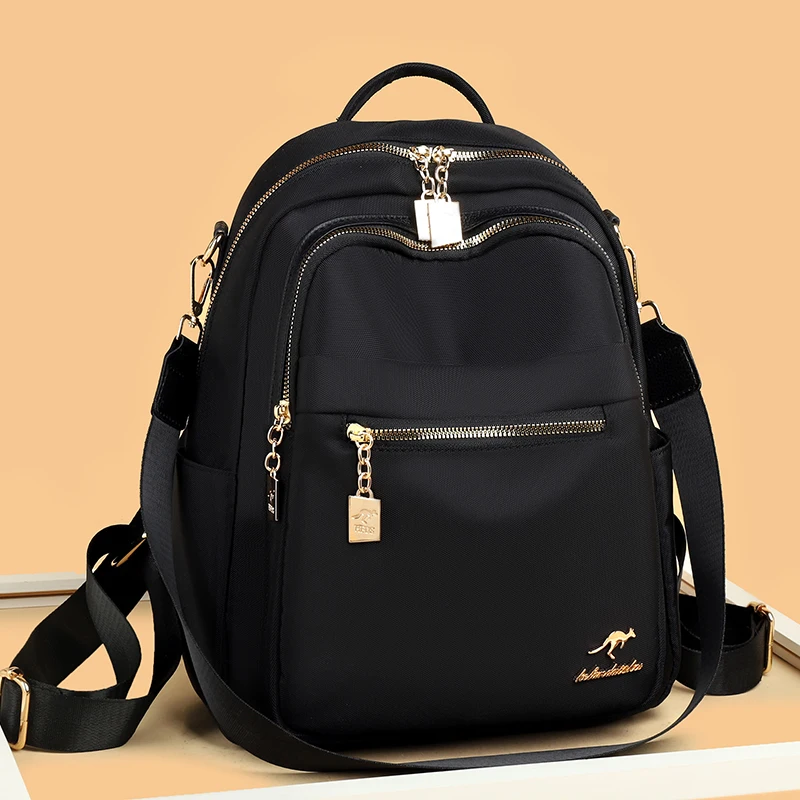 Large Capacity Women Backpack Fashion Casual Travel Bags Durable Oxford Fabric Waterproof Black Backpack for School Work Outdoor
Large Capacity Women Backpack Fashion Casual Travel Bags Durable Oxford Fabric Waterproof Black Backpack for School Work Outdoor