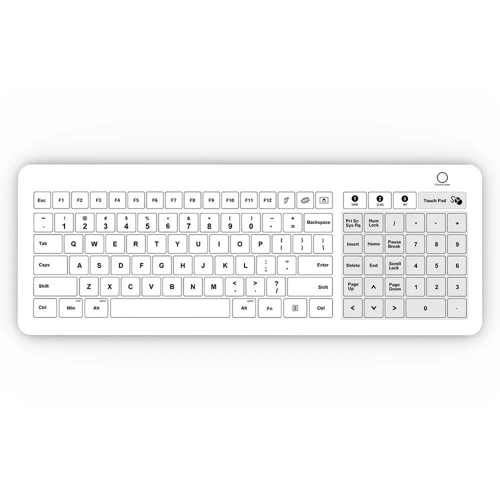IP67 Waterproof Capacitive Touchscreen Glass Medical Keyboard Multi-Interface USB Wireless And Bluetooth
IP67 Waterproof Capacitive Touchscreen Glass Medical Keyboard Multi-Interface USB Wireless And Bluetooth