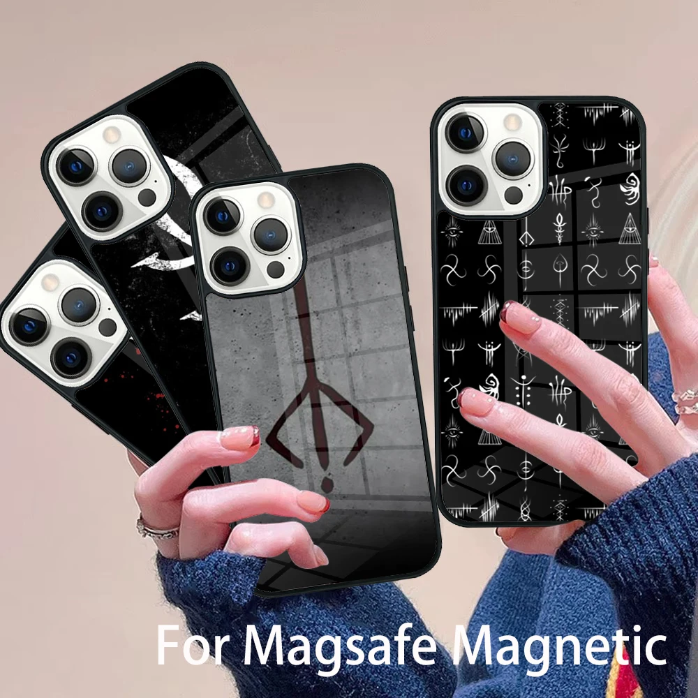 Bloodborne Runes Phone Case Magesafe Magnetic Wireless Charge Cover For IPhone 16 11 12 13 14 15 Pro Max Plus Mini
Bloodborne Runes Phone Case Magesafe Magnetic Wireless Charge Cover For IPhone 16 11 12 13 14 15 Pro Max Plus Mini
