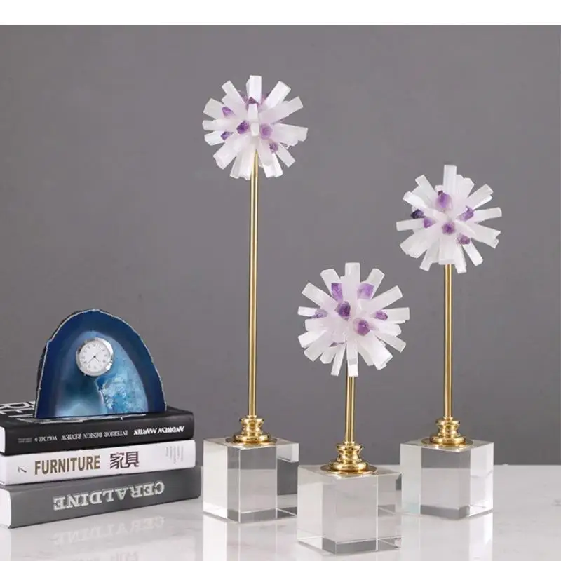 Metal Crystal Ornaments Handicraft Home Accessories Decoration Crafts Living Room Display Statue Exhibit Figurines Gift
Metal Crystal Ornaments Handicraft Home Accessories Decoration Crafts Living Room Display Statue Exhibit Figurines Gift