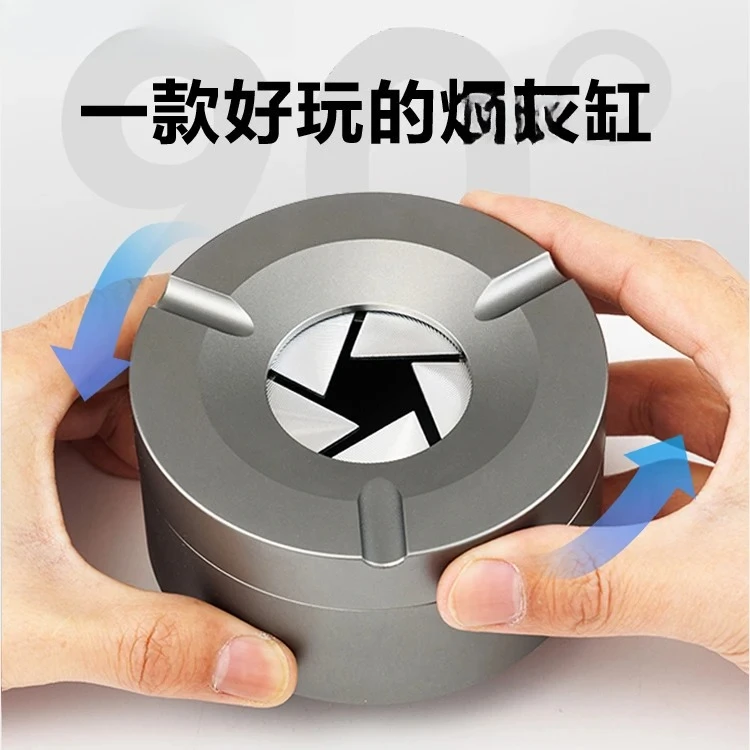 Stainless Steel Ashtray with Lid, Creative Modern Design Home Office Living Room
Stainless Steel Ashtray with Lid, Creative Modern Design Home Office Living Room