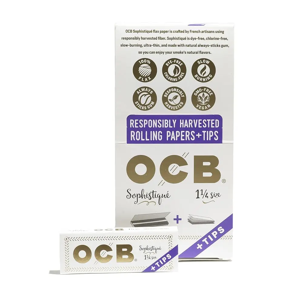 Free ShippingSophistique 1-1/4 Size Rolling Papers with Tips, 24 Booklets (50 Papers and 50 Tips per Booklet) Rolling Paper Set
Free ShippingSophistique 1-1/4 Size Rolling Papers with Tips, 24 Booklets (50 Papers and 50 Tips per Booklet) Rolling Paper Set