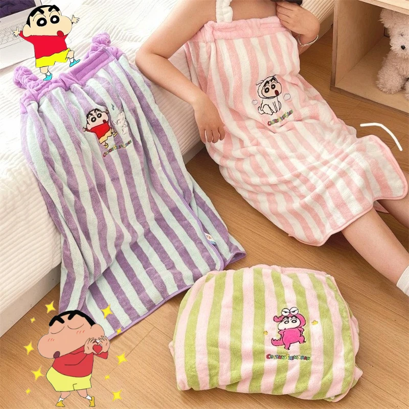Crayon Shin-chan Bathrobe Cotton Couple Soft Bathrobes Cartoon Woman Straps Loungewear Anime Coral Fleece Towel Blanket Clothing
Crayon Shin-chan Bathrobe Cotton Couple Soft Bathrobes Cartoon Woman Straps Loungewear Anime Coral Fleece Towel Blanket Clothing