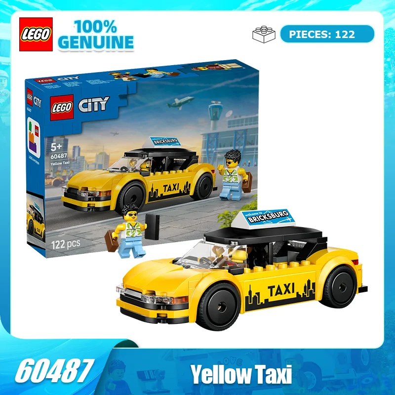 Серия Lego City 60487, желтое такси, детские строительные блоки-головоломки для мальчиков и девочек, игрушка в подарок
Серия Lego City 60487, желтое такси, детские строительные блоки-головоломки для мальчиков и девочек, игрушка в подарок