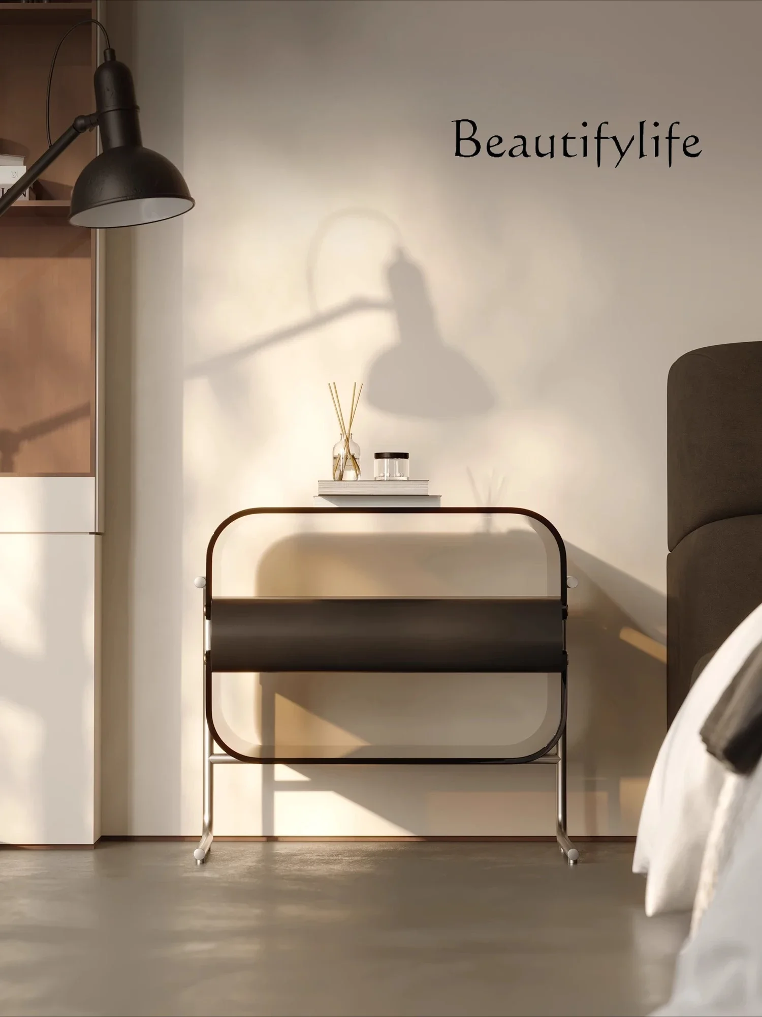 Italian bedside table light luxury high sense modern simple bedside storage cabinet bedroom acrylic designer
Italian bedside table light luxury high sense modern simple bedside storage cabinet bedroom acrylic designer