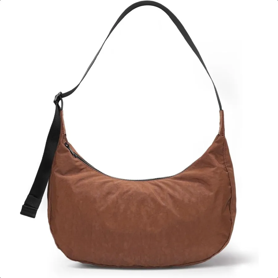 Nylon Crescent Bag Casual Shoulder Crossbody with Adjustable Strap Dual Interior Pockets
Nylon Crescent Bag Casual Shoulder Crossbody with Adjustable Strap Dual Interior Pockets