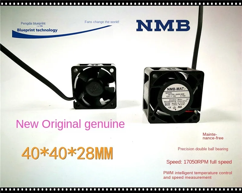 40*40*28 мм Новый NMB 4028 4 см 12 В 1611rl-04w-b86 Высокоскоростной серверный вентилятор с ШИМ
40*40*28 мм Новый NMB 4028 4 см 12 В 1611rl-04w-b86 Высокоскоростной серверный вентилятор с ШИМ