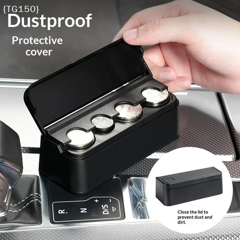 【TG150】Car Coin Storage Box, Mini Change Storage Box, Used To Organize Coins, Suitable For Most Cars【WT】
【TG150】Car Coin Storage Box, Mini Change Storage Box, Used To Organize Coins, Suitable For Most Cars【WT】