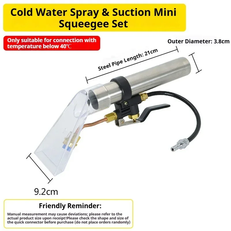 Heavy Duty Steam Carpet Cleaning Wand Transparent Plastic Nozzle Cover Copper Control Valve Extractor Hand Tool
Heavy Duty Steam Carpet Cleaning Wand Transparent Plastic Nozzle Cover Copper Control Valve Extractor Hand Tool