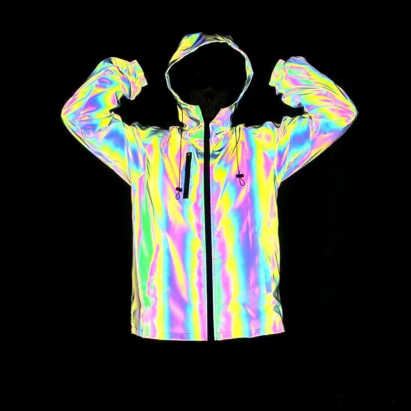 New 2024 Reflective Jacket Men Hip Hop Jackets Coats Man Harajuku Street Fashion Windbreaker
New 2024 Reflective Jacket Men Hip Hop Jackets Coats Man Harajuku Street Fashion Windbreaker