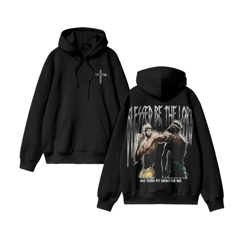 2025 Autumn and Winter Unisex 100% Cotton Blessed Be The Lord Print Hoodie High-end Luxury Is for Both Men and Women Top Y2k
2025 Autumn and Winter Unisex 100% Cotton Blessed Be The Lord Print Hoodie High-end Luxury Is for Both Men and Women Top Y2k
