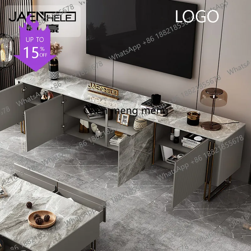 Q181 Light luxury rock slab TV cabinet Modern simple living room Bedroom floor Italian coffee table combination locker furniture
Q181 Light luxury rock slab TV cabinet Modern simple living room Bedroom floor Italian coffee table combination locker furniture