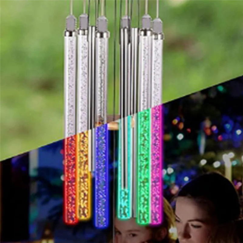 Solar Led Wind Chime Light Various Colors Light Outdoor Waterproof Hanging Tube Pendant Lamp
Solar Led Wind Chime Light Various Colors Light Outdoor Waterproof Hanging Tube Pendant Lamp