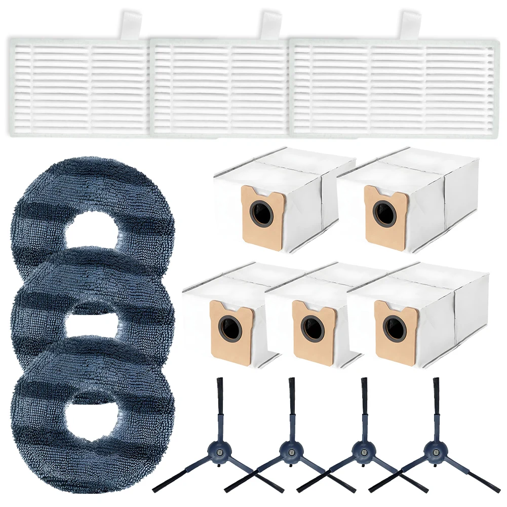 Side Brush Filter Mop Cloth Dust Bag Kit For Eufy Robot Vacuum Cleaner For Omni C20 Accessories Household Cleaning Tools Kit
Side Brush Filter Mop Cloth Dust Bag Kit For Eufy Robot Vacuum Cleaner For Omni C20 Accessories Household Cleaning Tools Kit